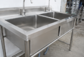 Wastafel Double Sink Stainless Steel
