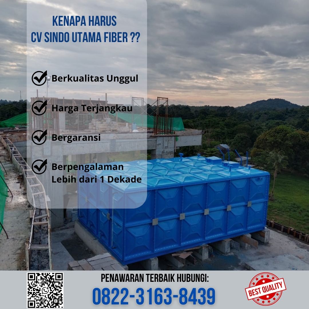 Tangki Fiberglass Dan Roof Tank Fiberglass Termurah Di Demak