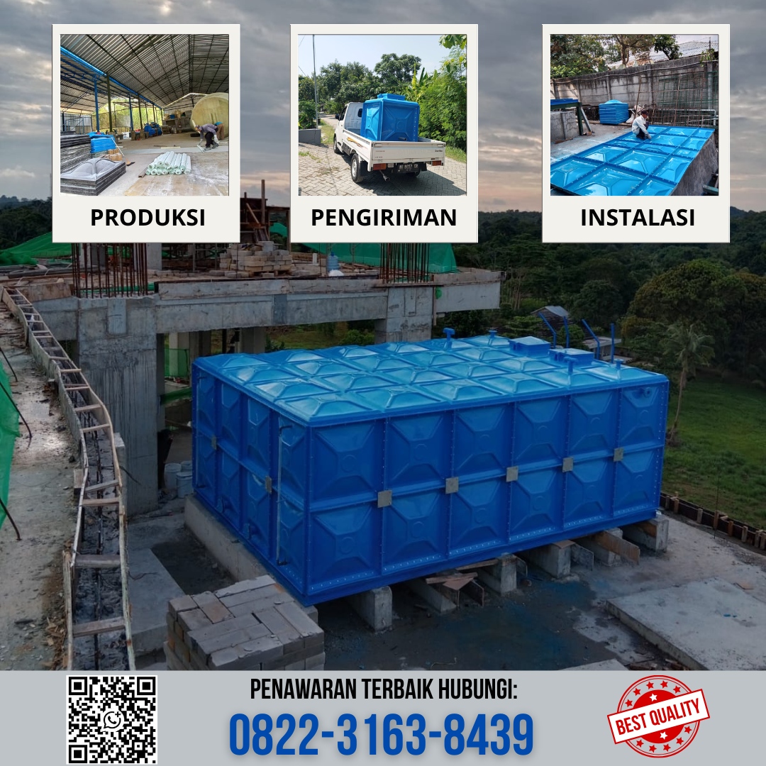 Tangki Panel Fiberglass Dan Tangki FRP Untuk Berbagai Sektor Di Kota Tangerang