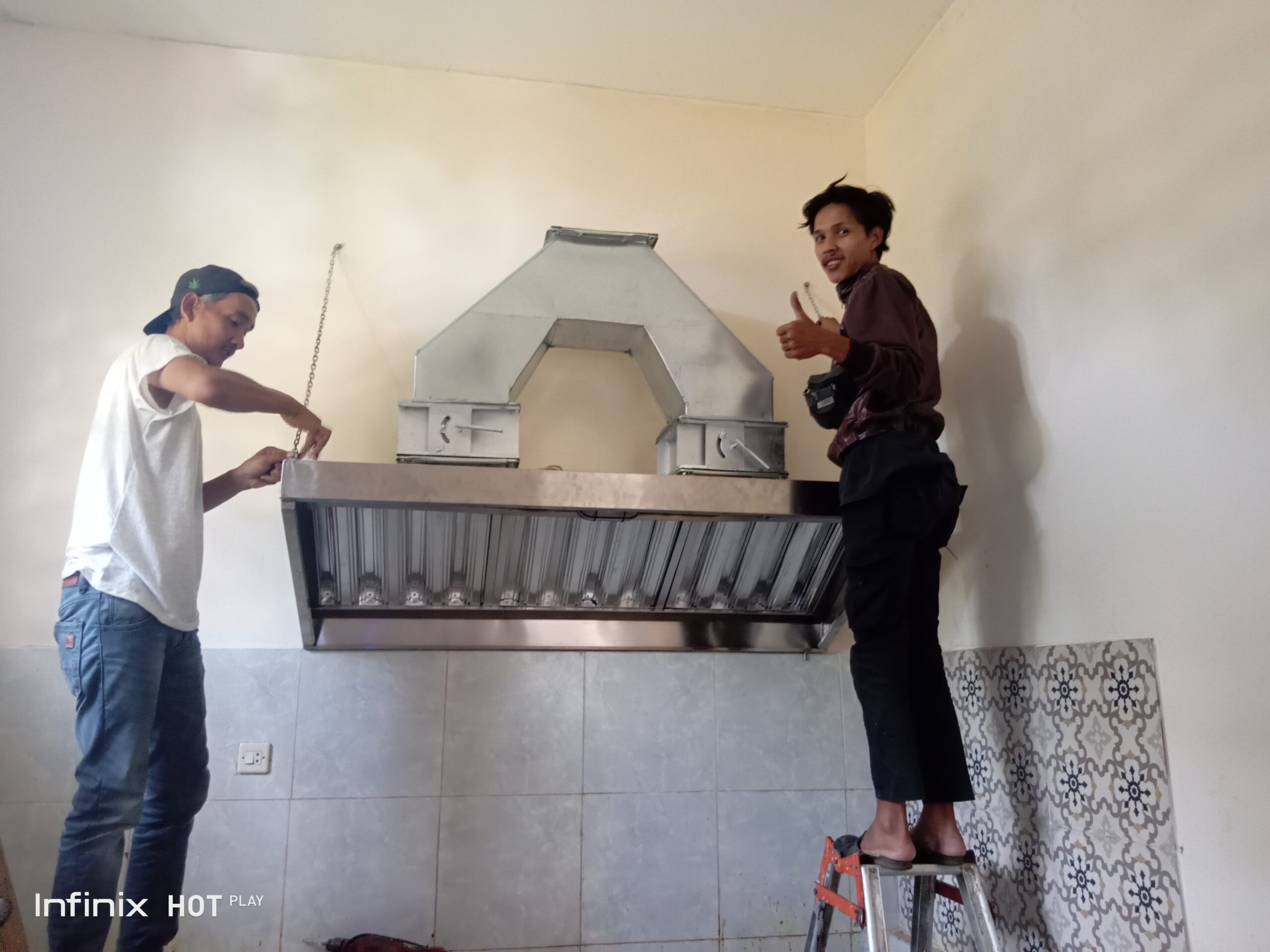 Kitchen Exhaust Hood Stainless Steel