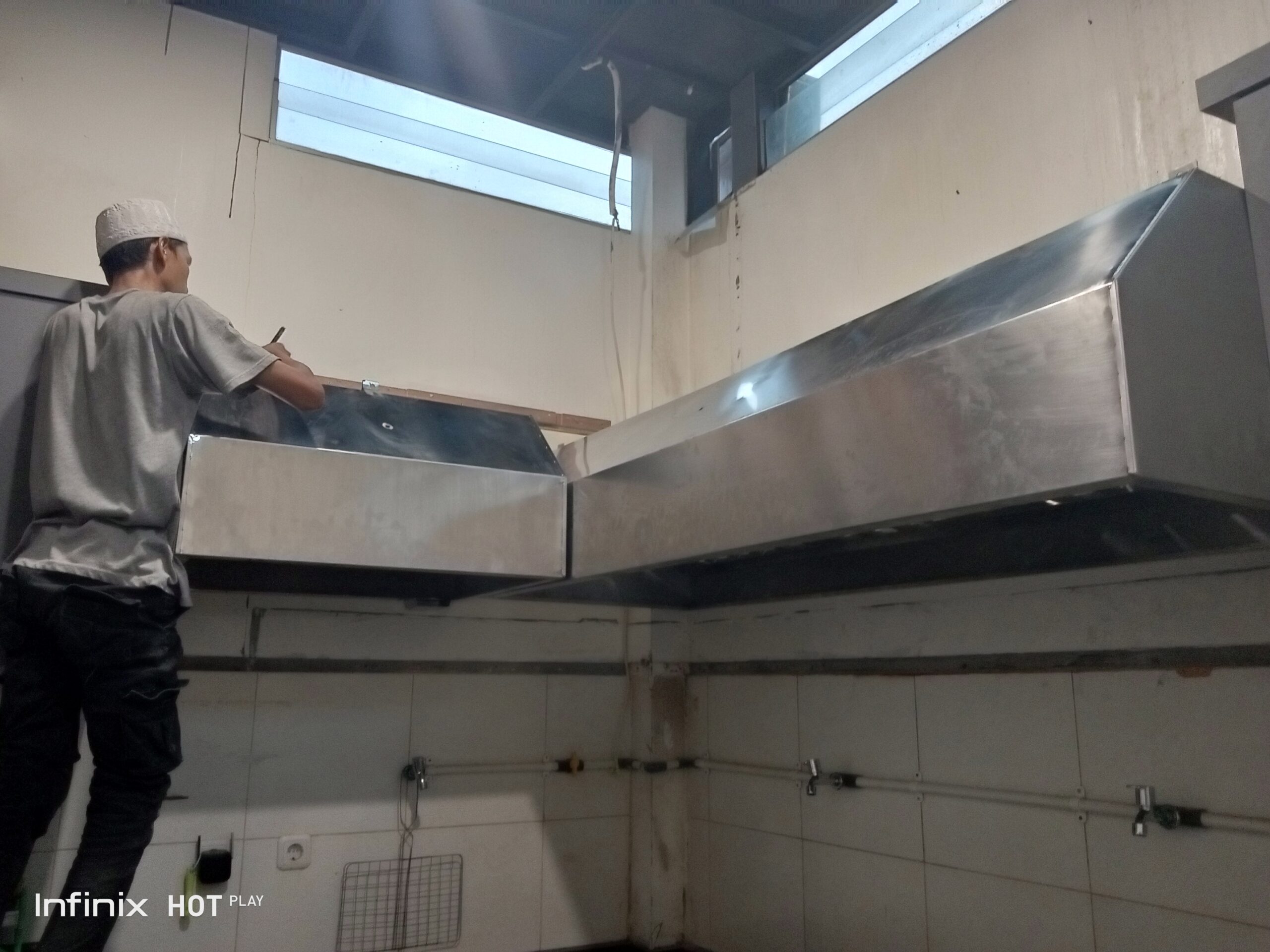 Kitchen Exhaust Hood Stainless Steel