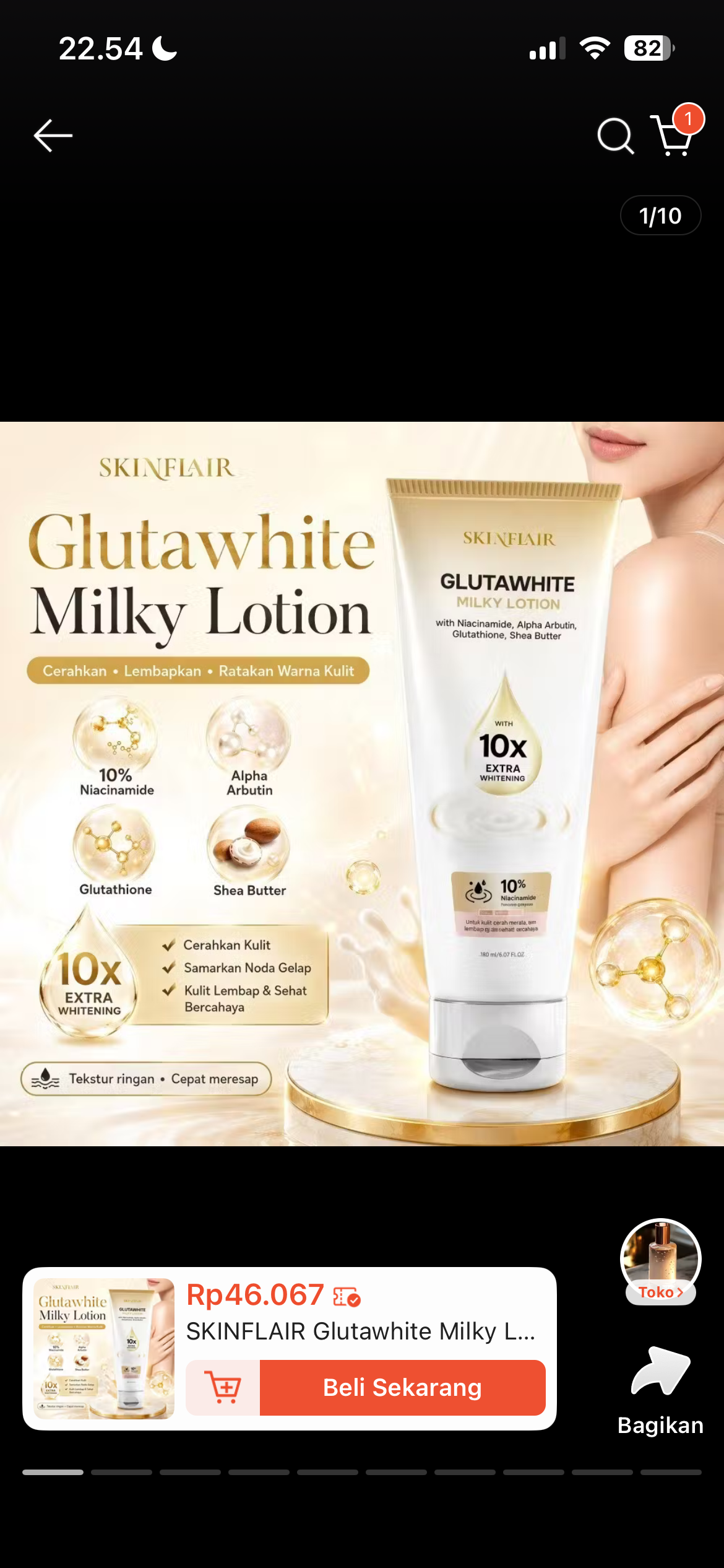 Skinflair body lation spf 35