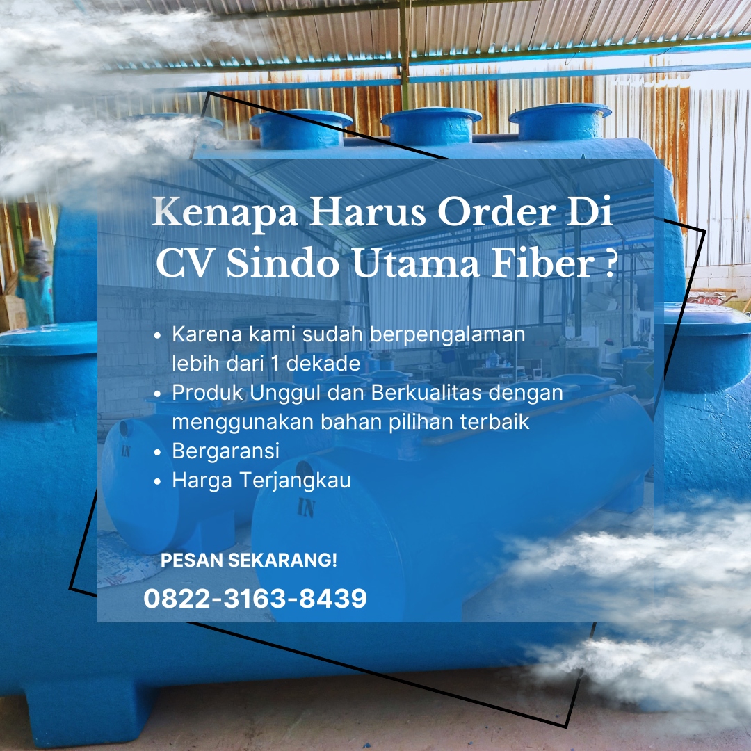 Supplier Tangki Limbah Kapasitas 3.000 L Untuk Dapur Atau Rumah Makan Di Bandung