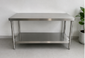 Meja 2 Susun Stainless Steel