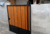 Pagar Besi Minimalis Motif Kayu