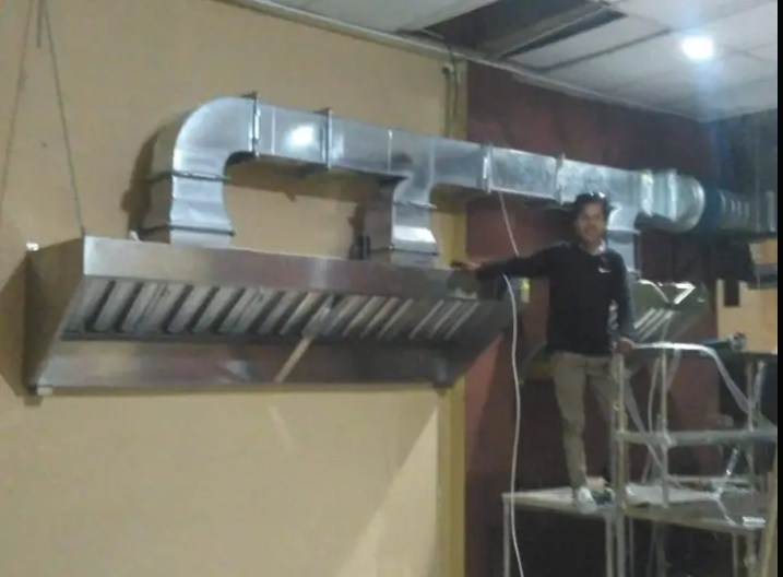 Kitchen Exhaust Hood Stainless Steel