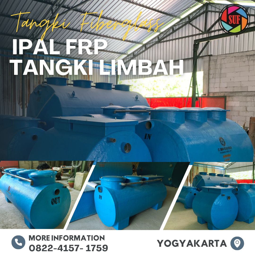 Tangki IPAL Fiberglass Solusi Limbah Efisien -Yogyakarta
