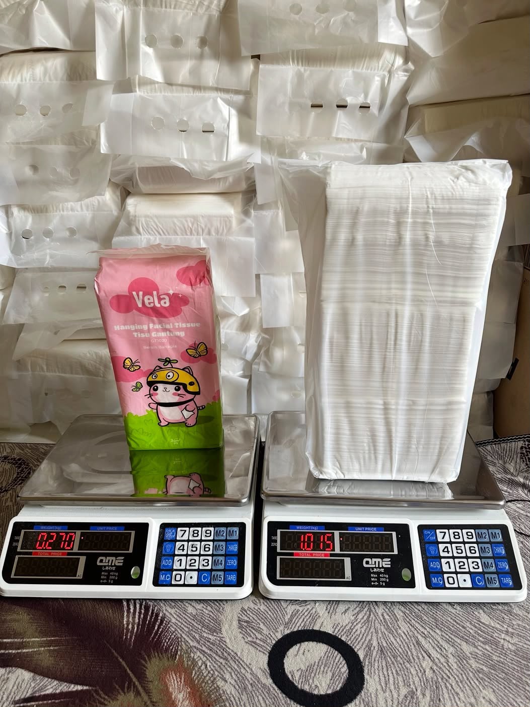 Tisue Refil 1kg 2000 sheets 2 ply dari brand Al***art