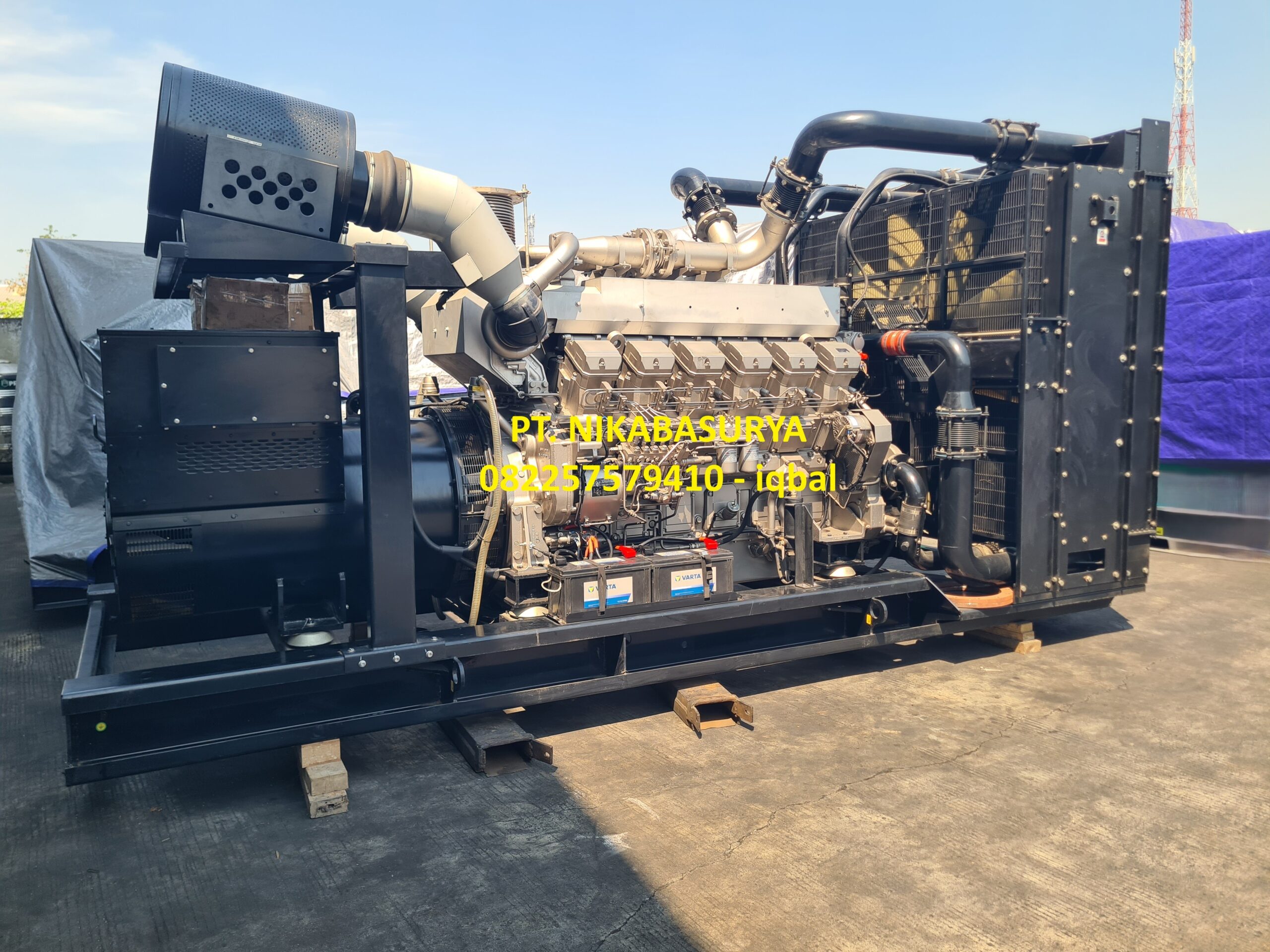 Genset 1500 kVA Mitsubishi Baru Tipe Open