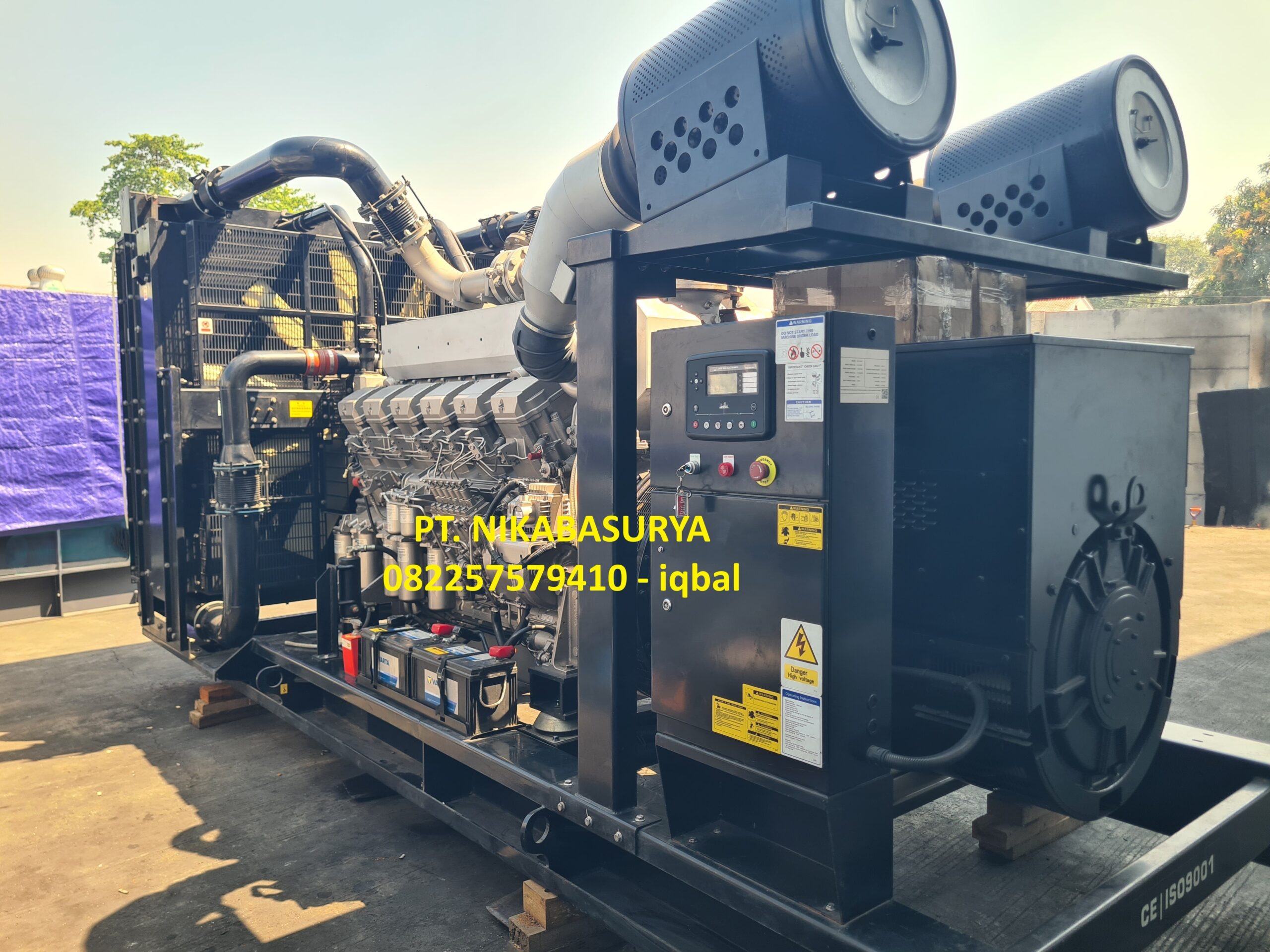 Genset 1500 kVA Mitsubishi Baru Tipe Open