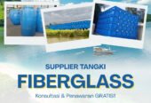 Supplier Tangki Tandon Fiberglass FRP Kotak Silinder Manado Sulawesi Utara