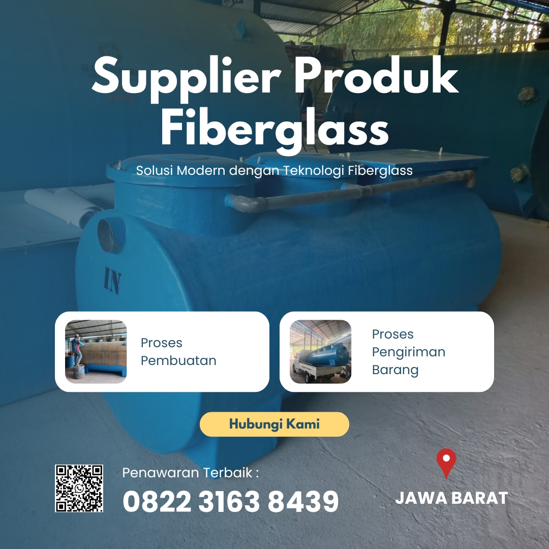 Tangki Limbah Fiberglass, Tangki STP/IPAL Dan Tangki Limbah Medis Harga Pabrik Cocok Untuk Proyek Sipil Di Depok