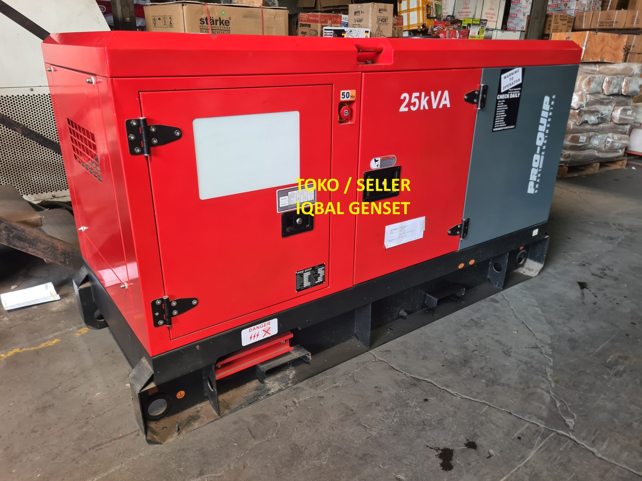 Genset 25 kVA Proquip Silent Baru
