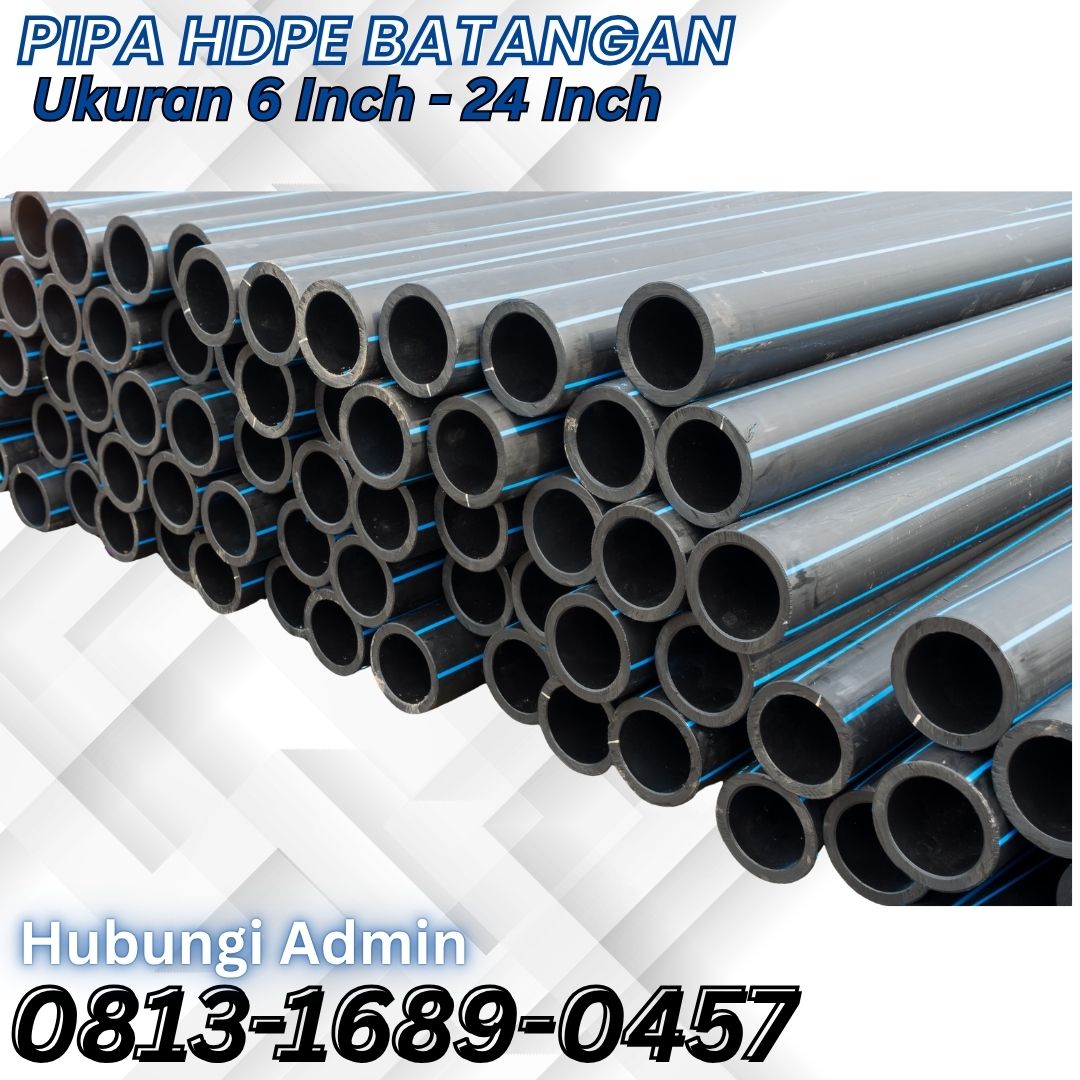 Pipa Hdpe 6mtr 160 MM Atau 6″Inch PN10 SDR11 Merk Rucika