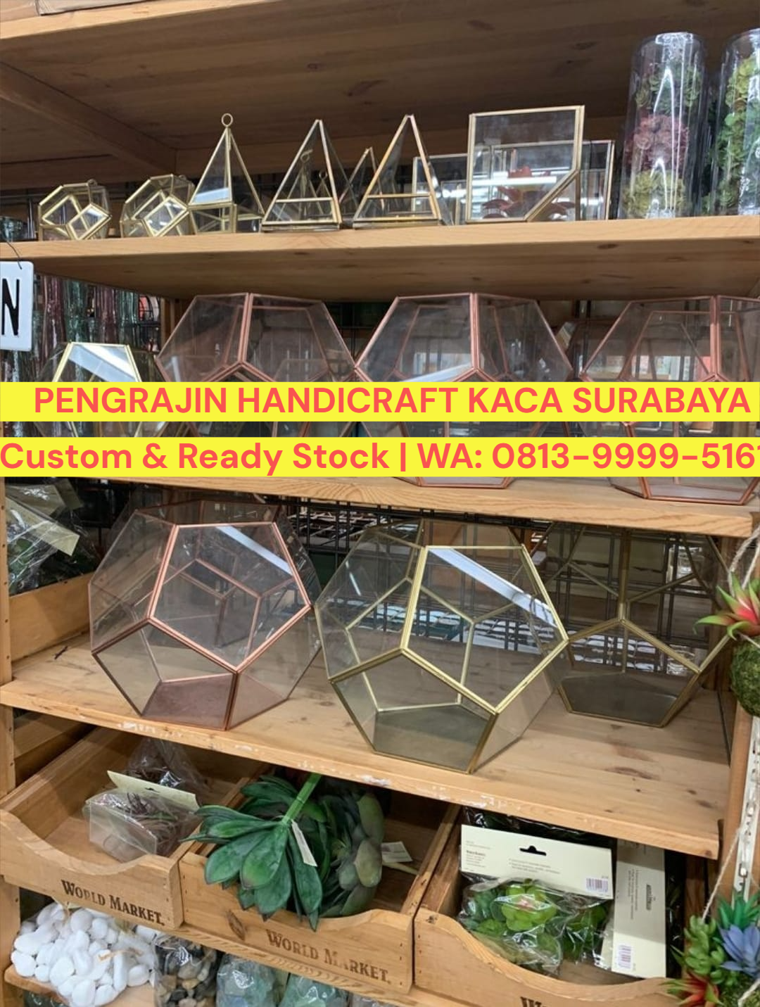TERMURAH! Mentari Handicraft Kaca, Toko Handicraft Surabaya,