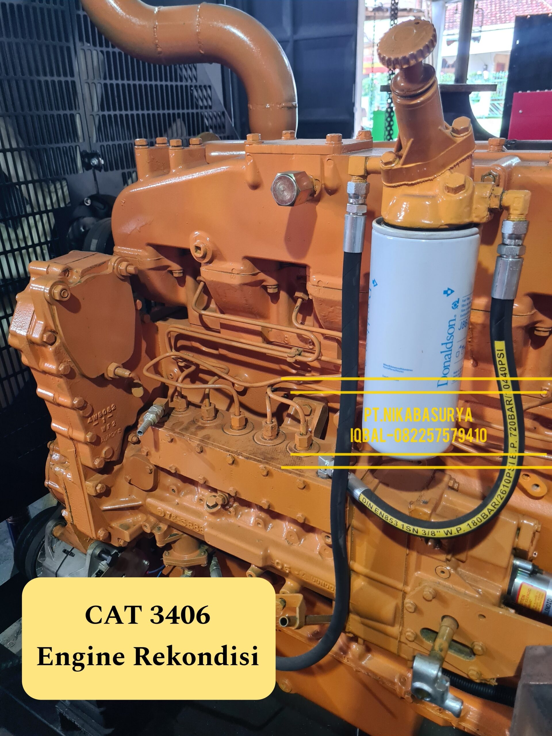 Genset 350 kVA Caterpillar CAT 3406 Second