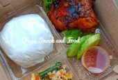 DIJUAL Paket Nasi Box & Catering Ayam Bakar Lezat