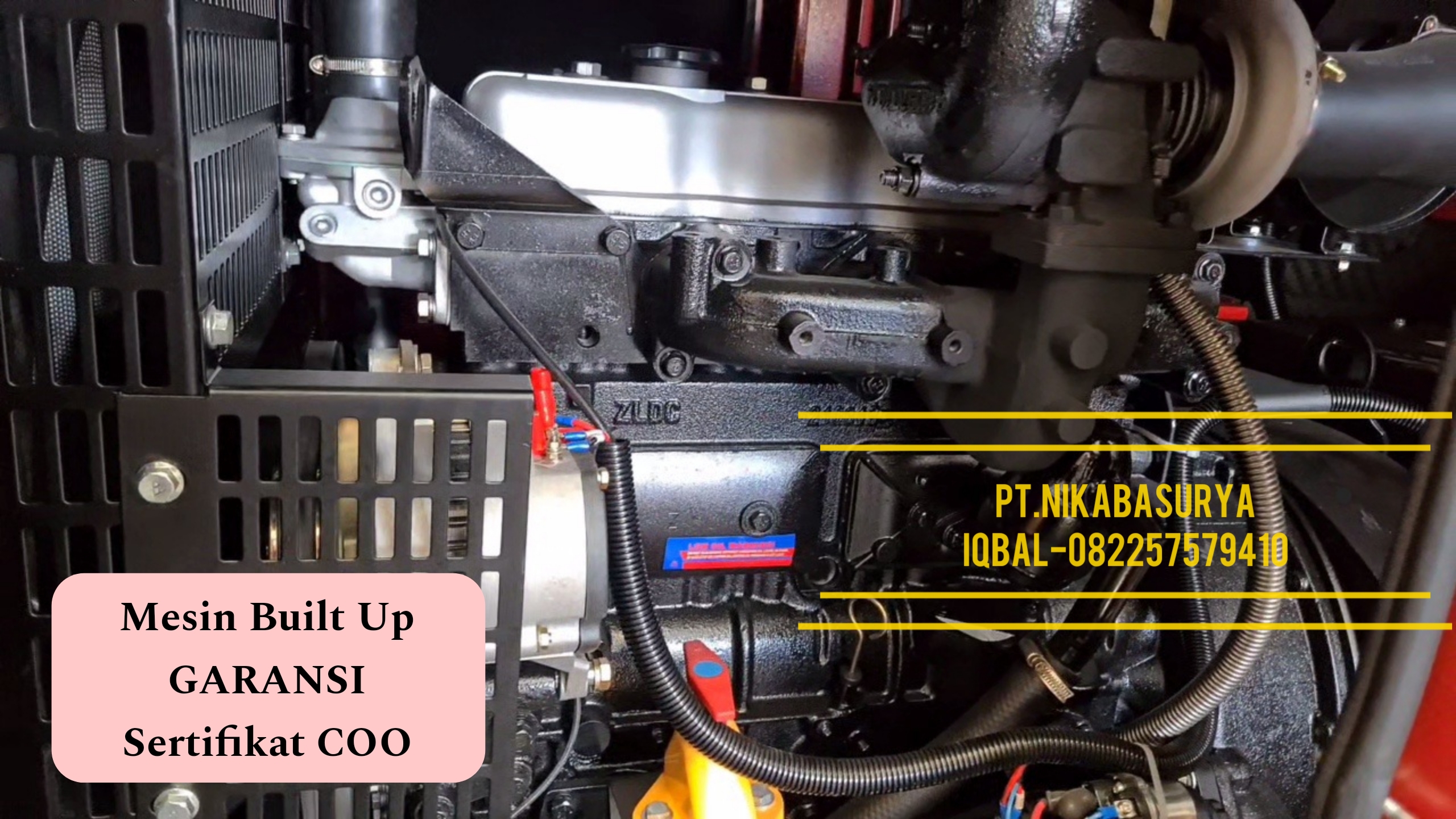 Genset 50 kVA Isuzu model Silent Baru