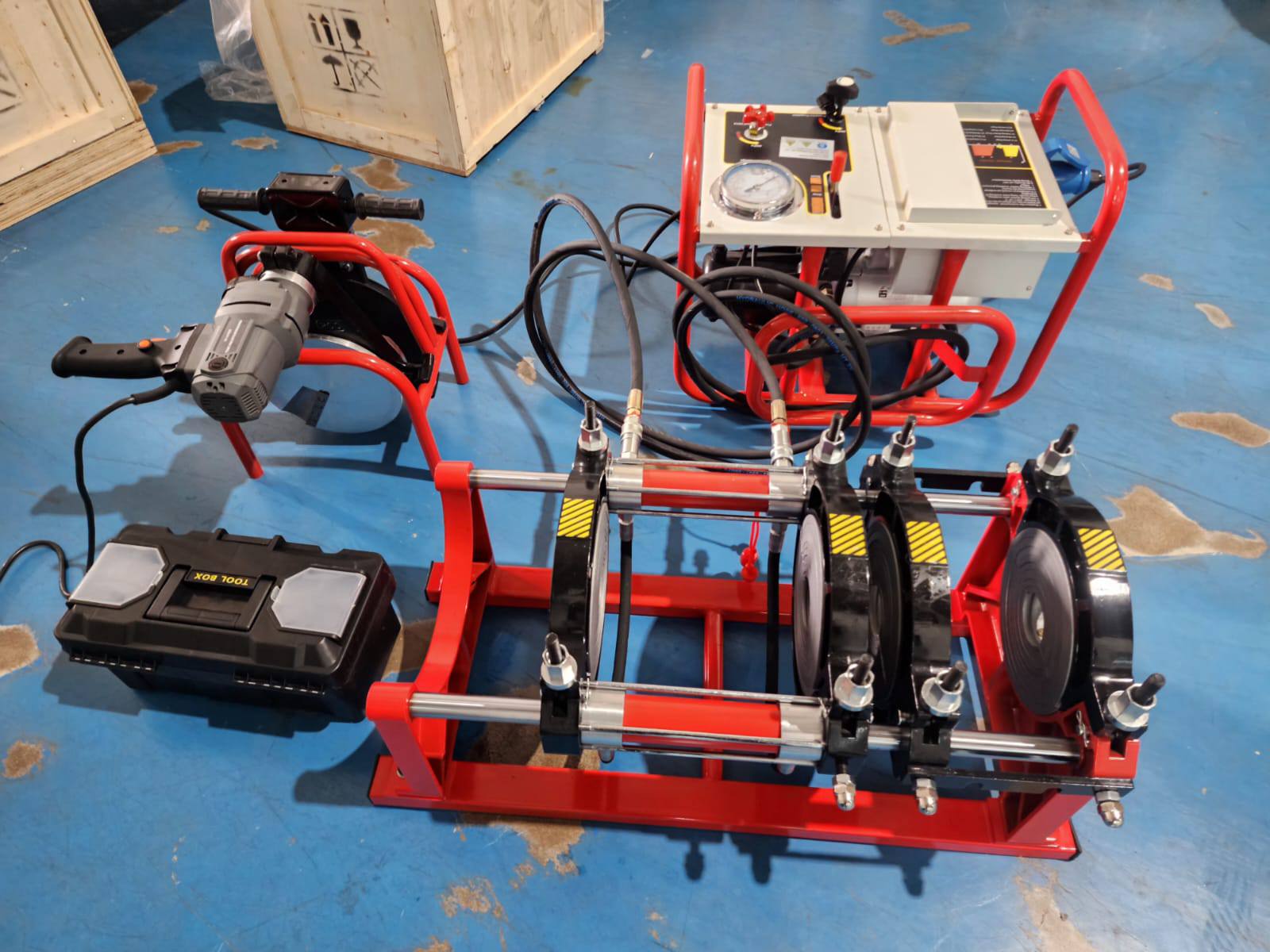 Mesin Las Pipa Hdpe 6″Inch Atau 40mm – 160mm Tipe Hydraulic