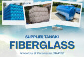 Supplier Tangki Tandon Fiberglass FRP Kotak Silinder Minahasa Sulawesi Utara