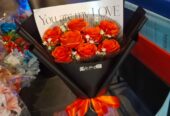 Bouqet Bunga Artificial Valentine — Hadiah Indah & Tahan Lama!