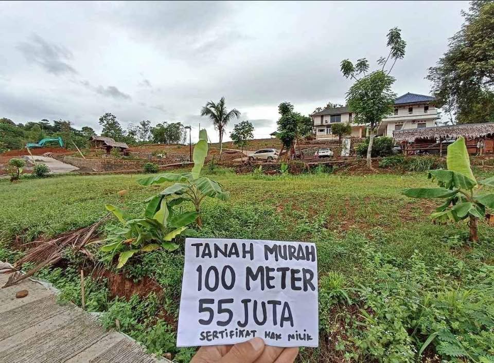 Tanah Murah SHM Dijual BU lokasi puncak Cipanas