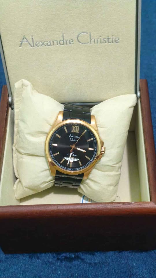 Jam tangan Alexandre Christie 8659MD water resistance murah siap pakai