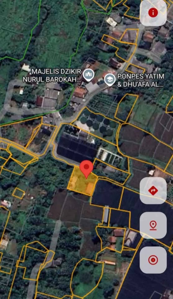TANAH DIJUAL LUAS 855 M² BONUS RUMAH SIAP DITINGGALI DI TAJURHALANG CITAYAM BOGOR