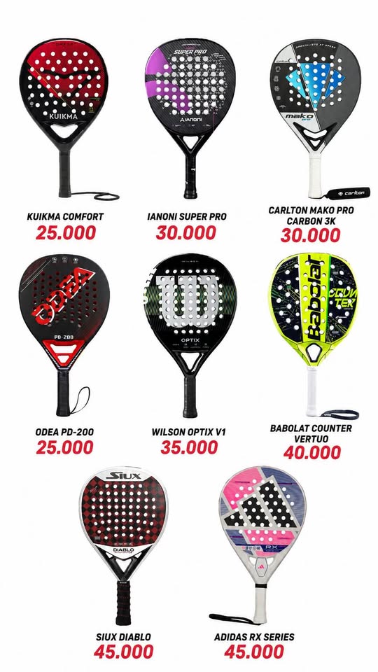 🎾 MAU MAIN PADEL TAPI BELUM PUNYA RAKET? SEWA AJA! 🎾
