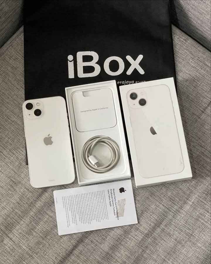 iPhone 13 iBox fullset no minus 128gb normal