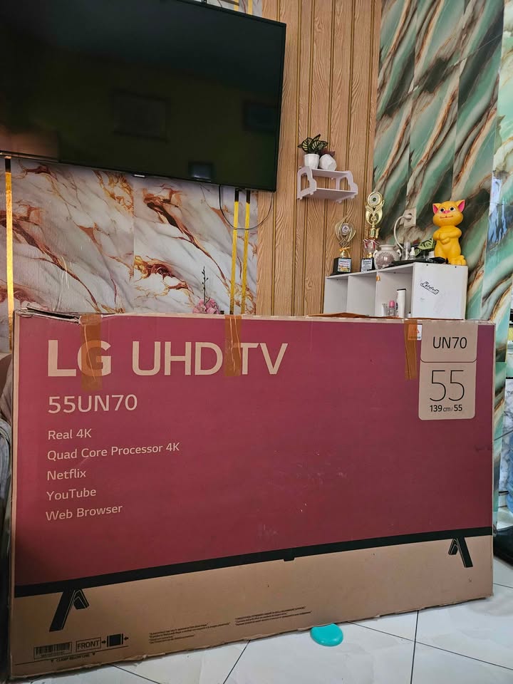 Smart tv LG 55 inch mulus normal ga ada minus