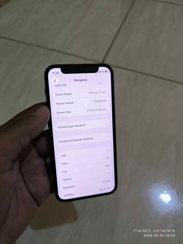 iPhone 12 mini 256gb Fullset