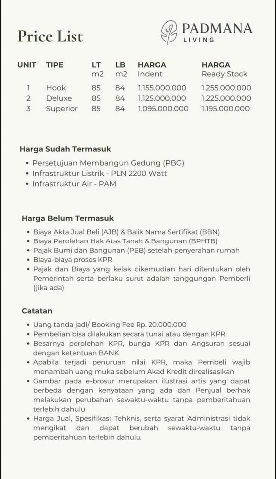3 KT 2 KM – Rumah. Hunian dengan konsep Private yang memberikan rasa aman dan nyaman.