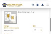 Flash Sale Logam Mulia Antam 5 Gr
