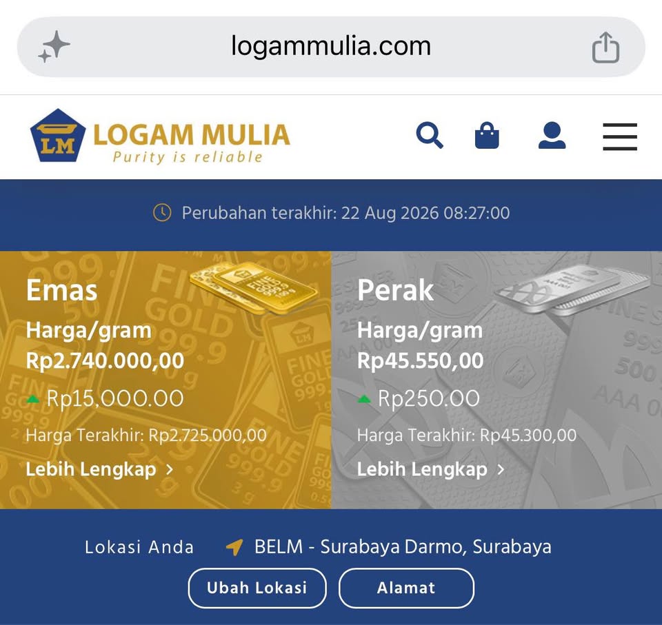 Flash Sale Logam Mulia Antam 5 Gr