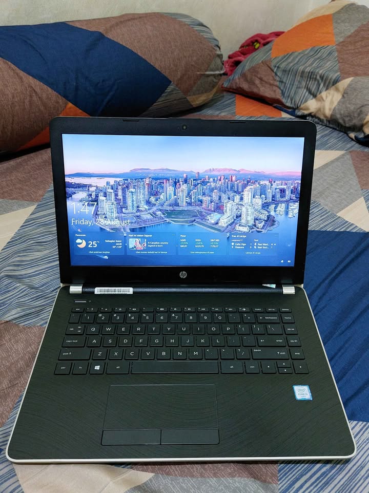 Laptop hp 14 intel core i3 gen 6 ram 8gb