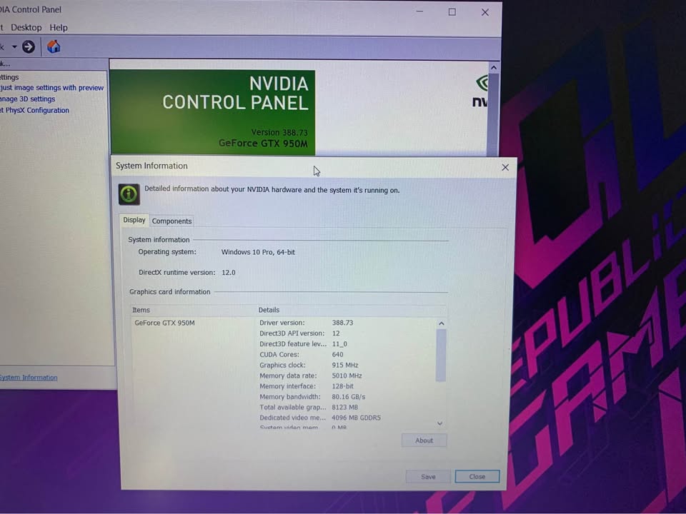 Laptop Gaming Desain ASUS ROG GL552VX Core i7 6700HQ RAM 8GB SSD HDD NVIDIA GTX 950M 4GB