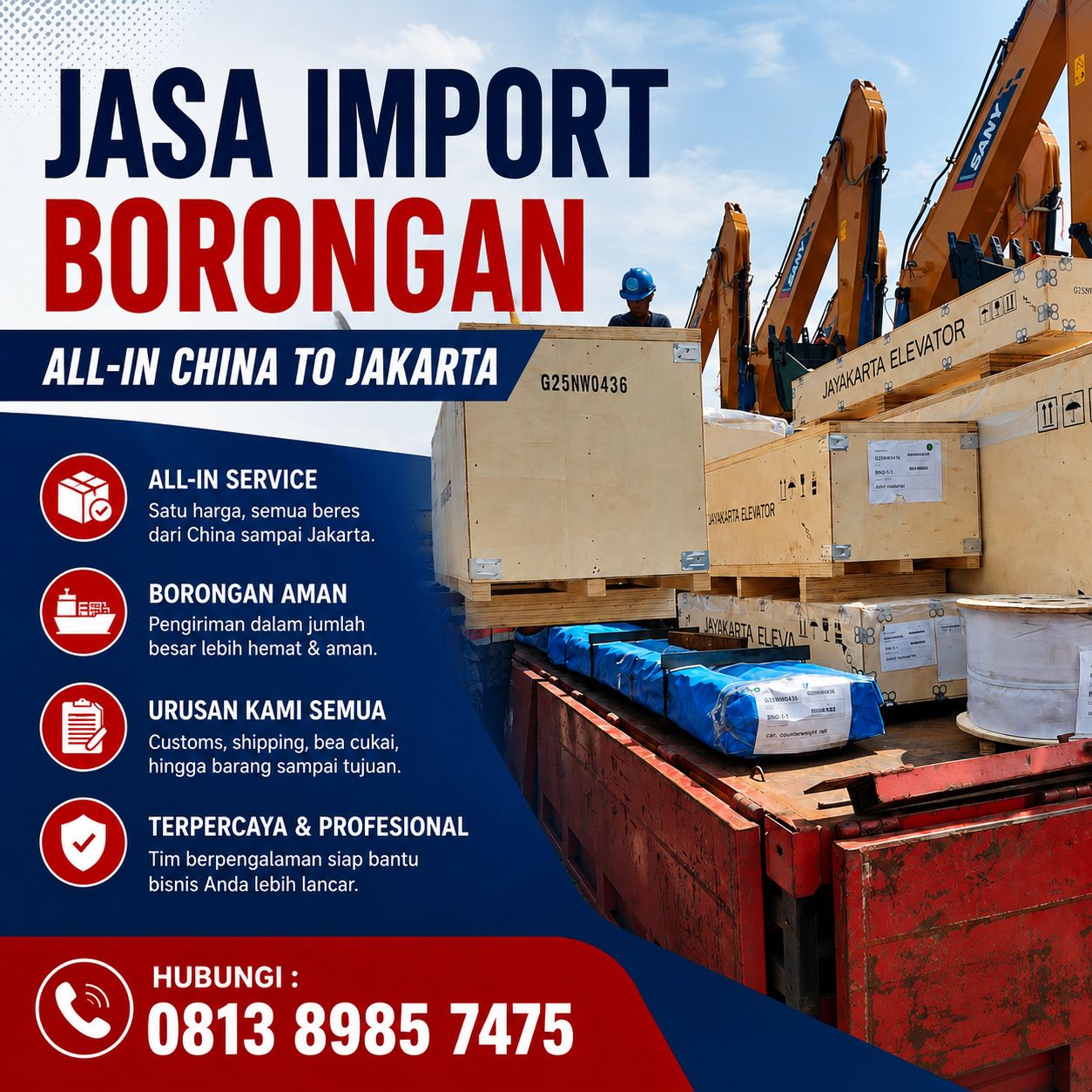 Jasa Import Borongan CIF Jakarta | Forwarder Terpercaya Di Jakarta