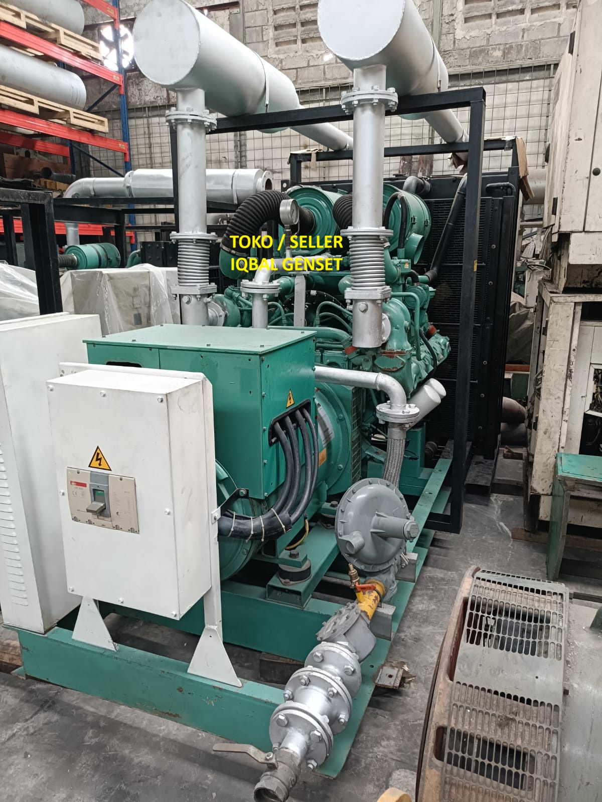 Genset Gas 250 kVA Doosan Gas Engine