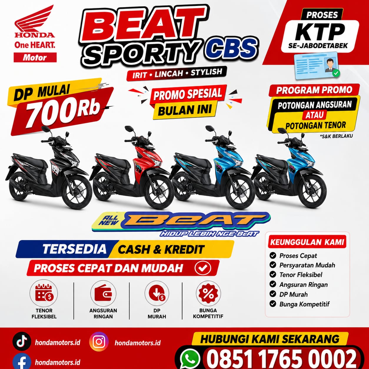 PROMO BEAT SPORTY CBS DP 700RB