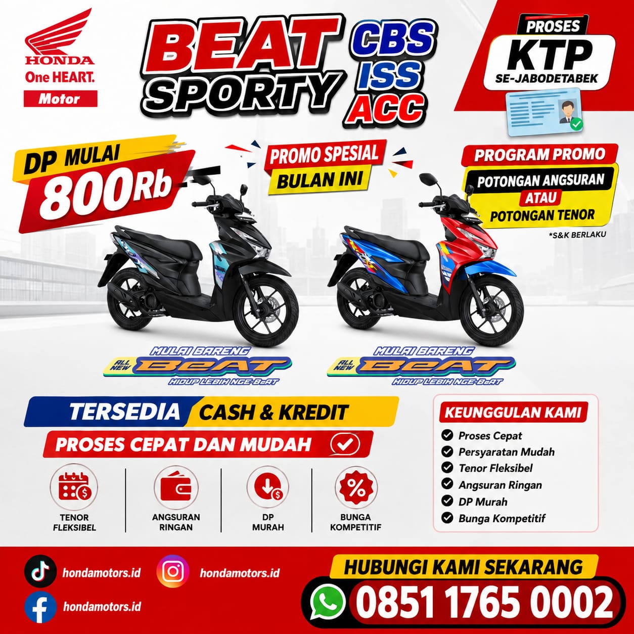 PROMO BEAT SPORTY CBS ISS DP 800RB