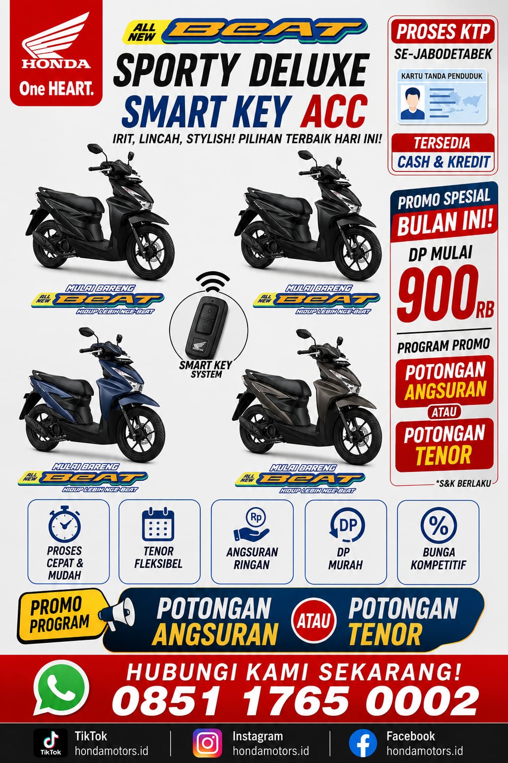 BEAT SPORTY DELUXE SMART KEY ACC