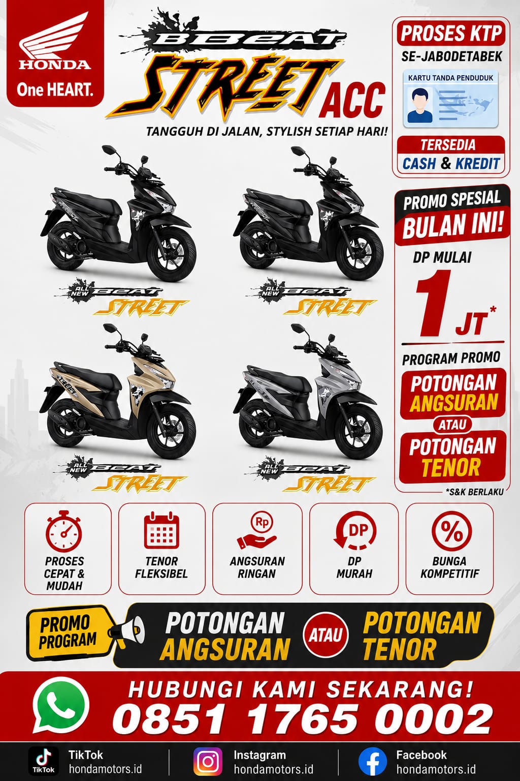 HONDA BEAT STREET ACC DP 1JT