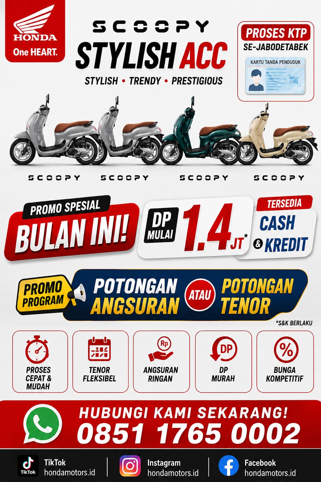 HONDA SCOOPY STYLISH/PRESTIGE