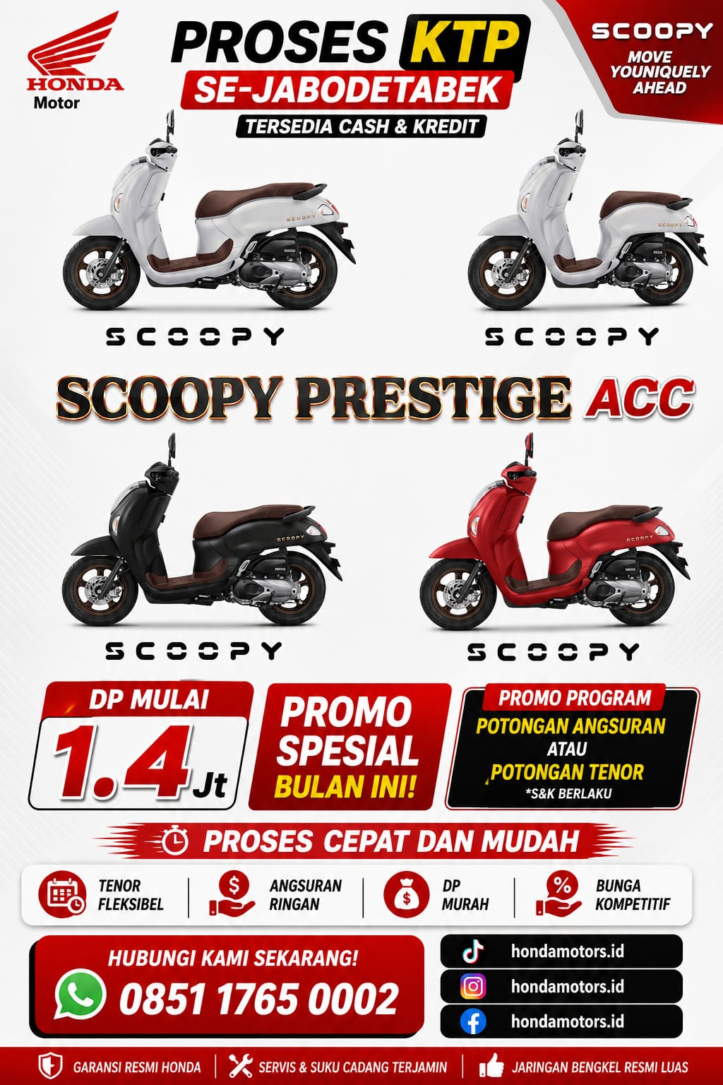 HONDA SCOOPY STYLISH/PRESTIGE