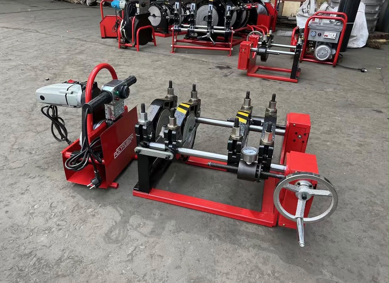 Mesin Las Pipa Hdpe Ukuran 160mm 2″Inch – 8″Inch SHDS L 4 Clamps Tipe Manual