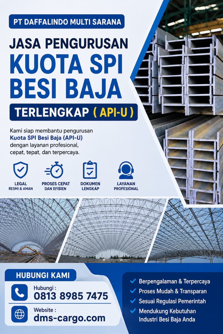 Sewa Undername Import Kuota Besi Baja Terlengkap | Import Barang Besi Baja Struktur China
