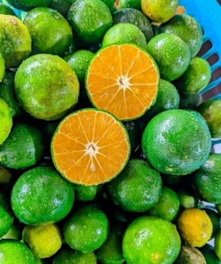 Jeruk peras dijamin segar dan banyak airnya