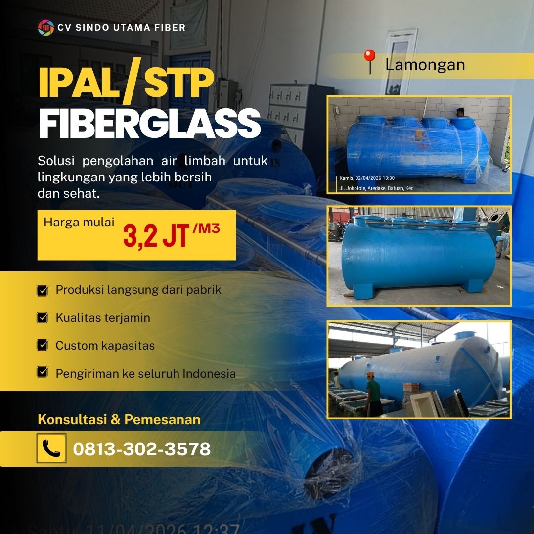 Supplier IPAL angki IPAL Lamongan untuk Kebutuhan Pengolahan Limbah