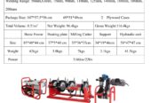 Mesin Penyambung Pipa Dari 2 Inch Sampai 8 Inch Mode Hydraulic SHD 200mm 4 Clamps